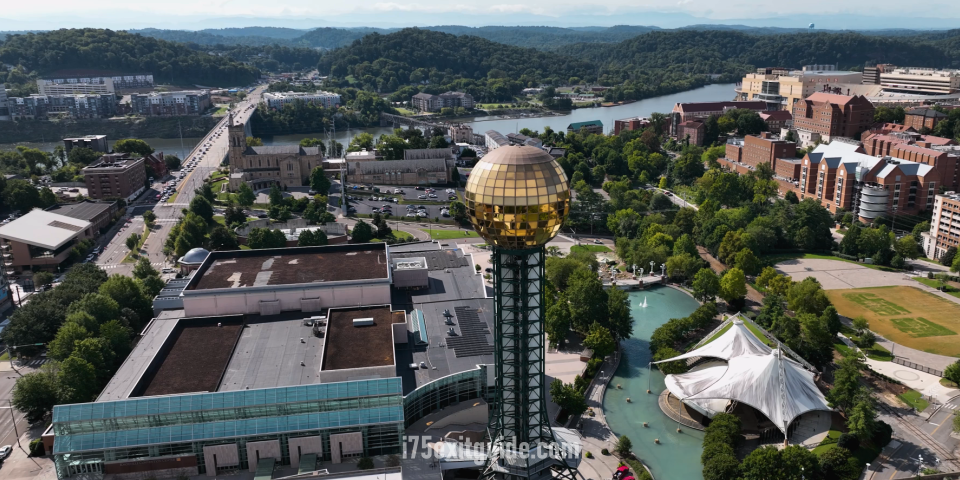 Sunsphere Tower - Knoxville, Tennessee | I-75 Exit Guide