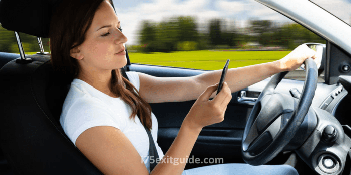 Distracted Driving | Texting While Driving | I-75 Exit Guide