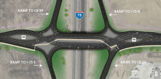 Diverging Diamond Interchange | I-75 Exit Guide