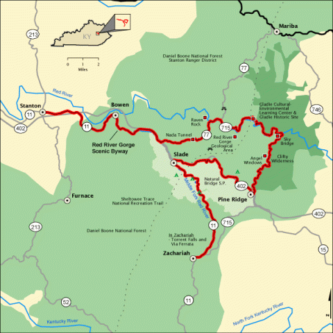 Red River Gorge Scenic Byway | I-75 Exit Guide